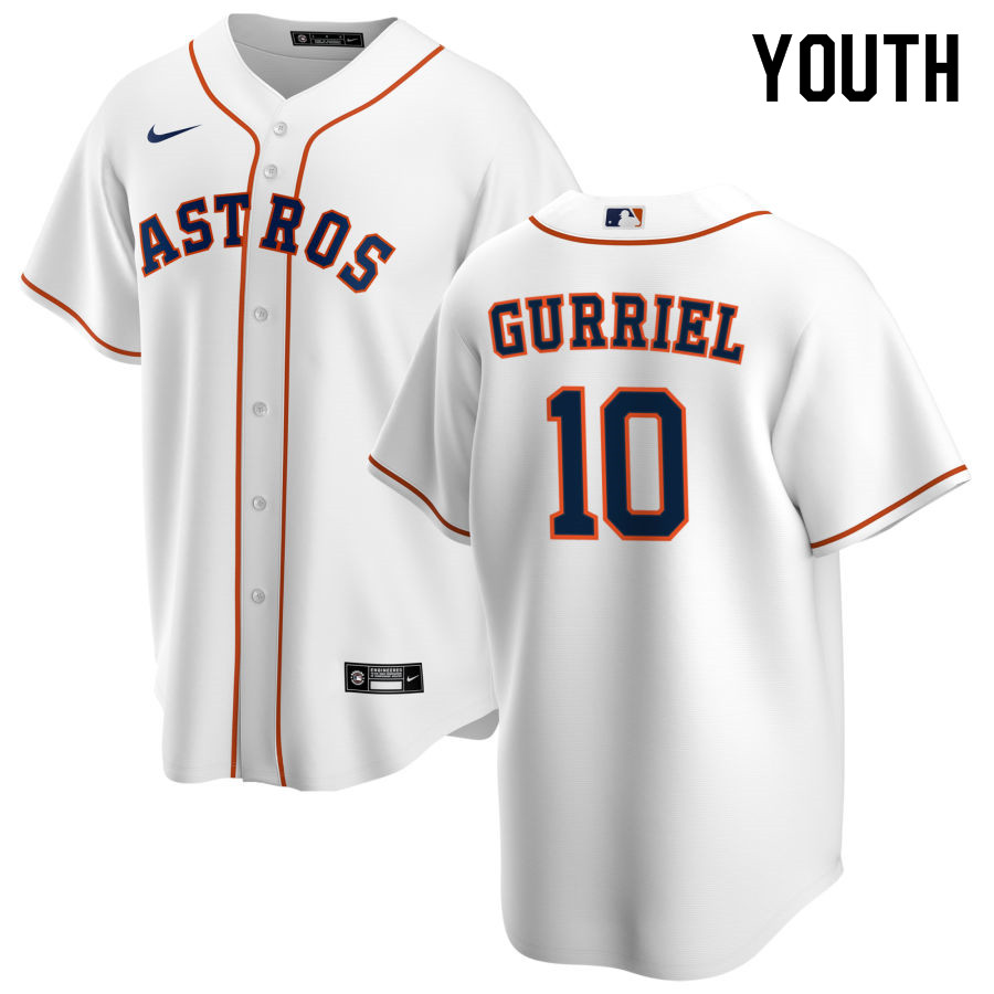 Nike Youth #10 Yuli Gurriel Houston Astros Baseball Jerseys Sale-White